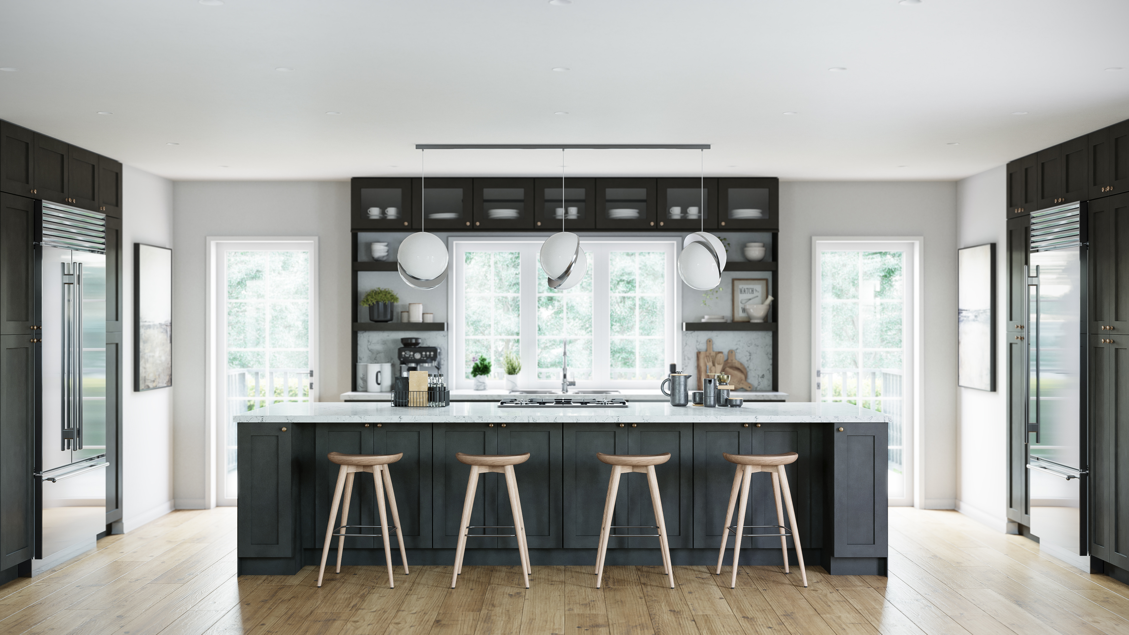 Midtown Dark Grey Shaker