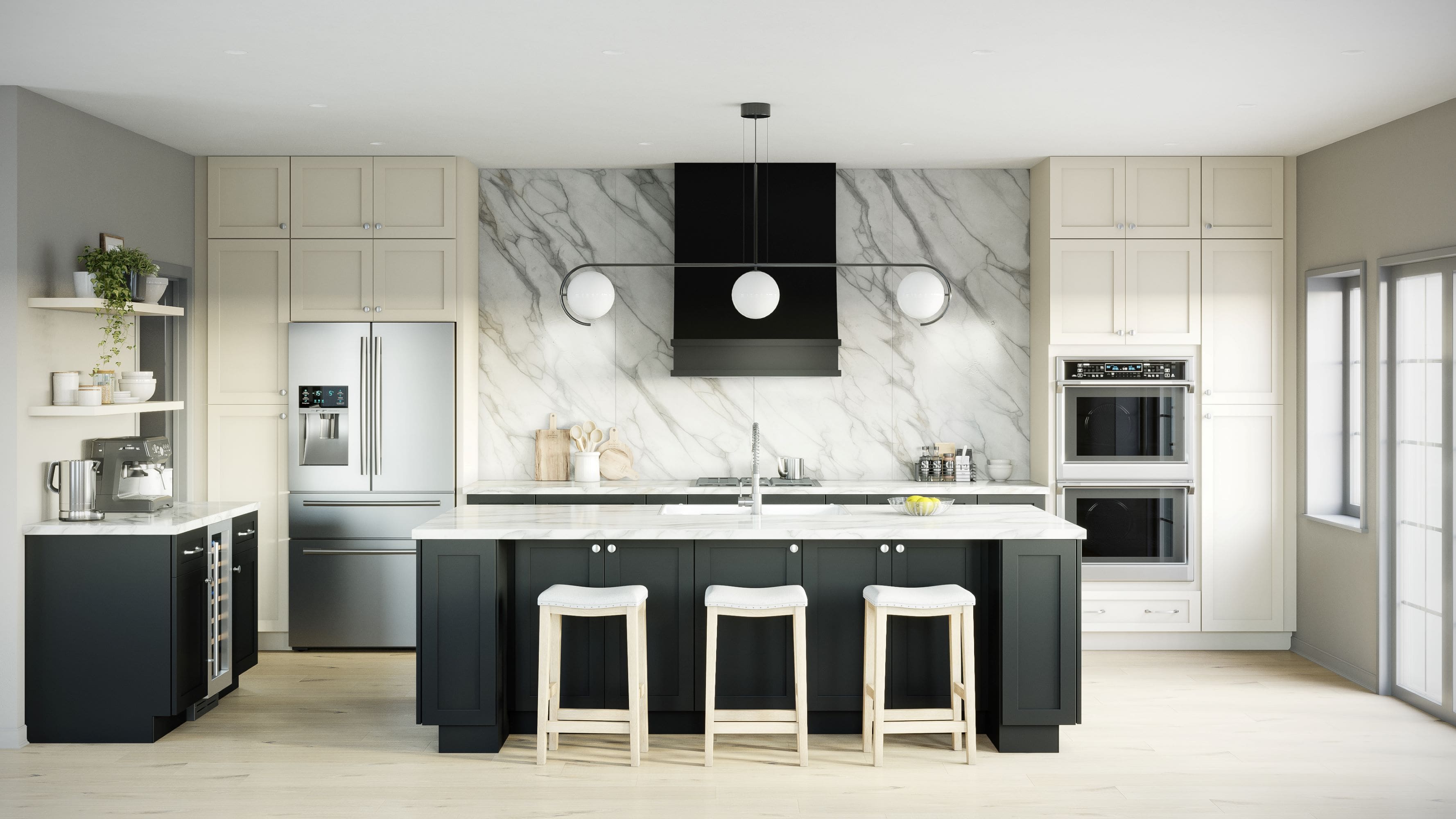 Madison Black Shaker - Quick Ship