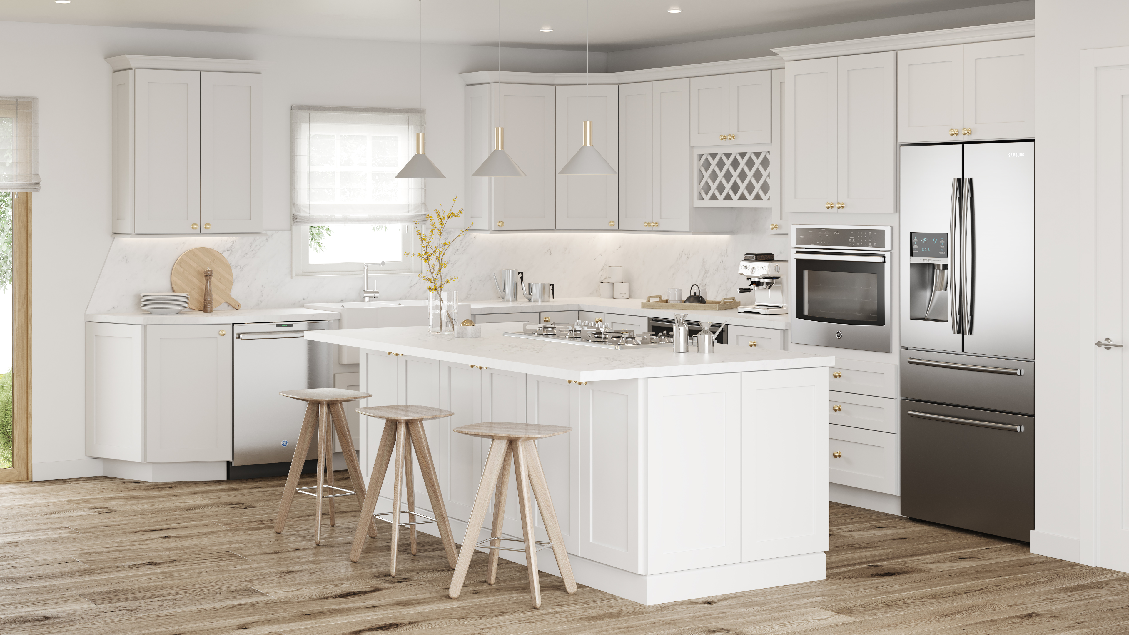 Stratton White Shaker