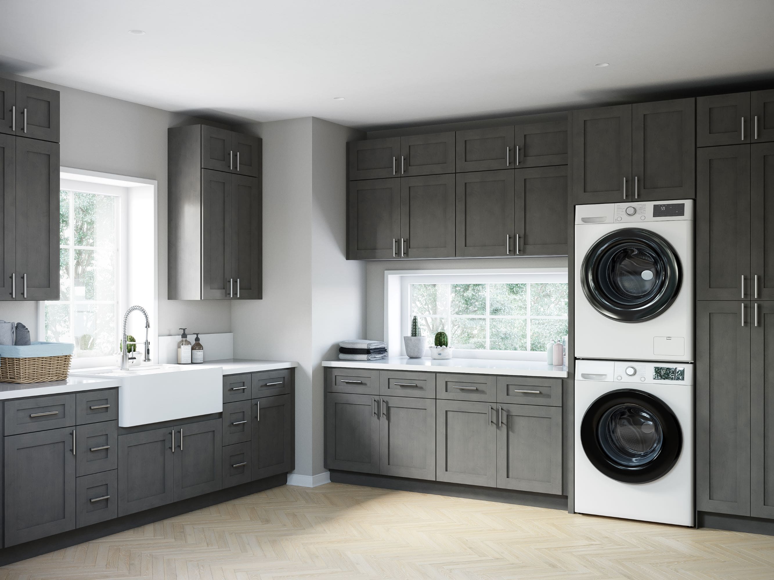 Charcoal Grey Shaker - Quick Ship