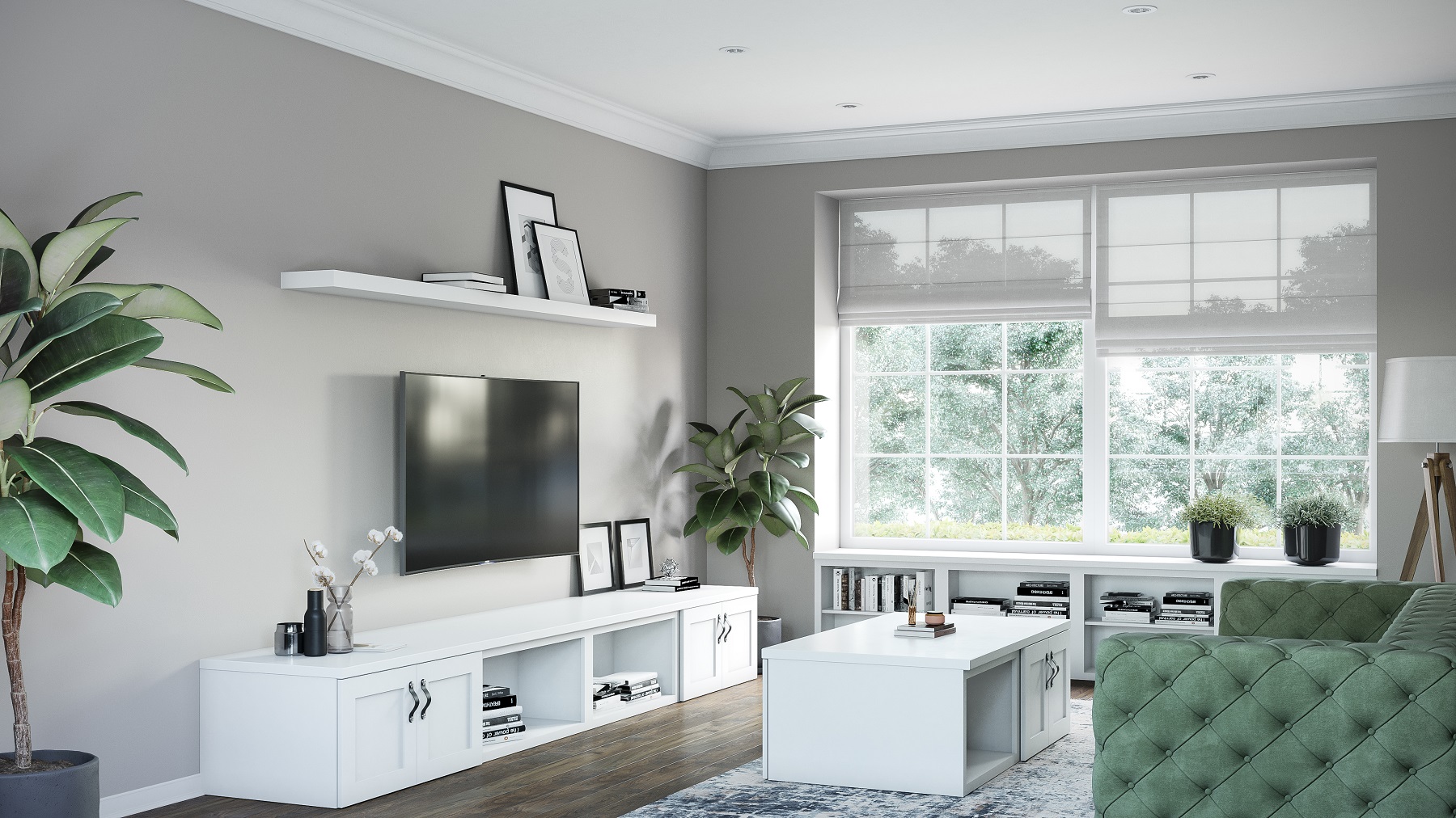 Frosted White Shaker