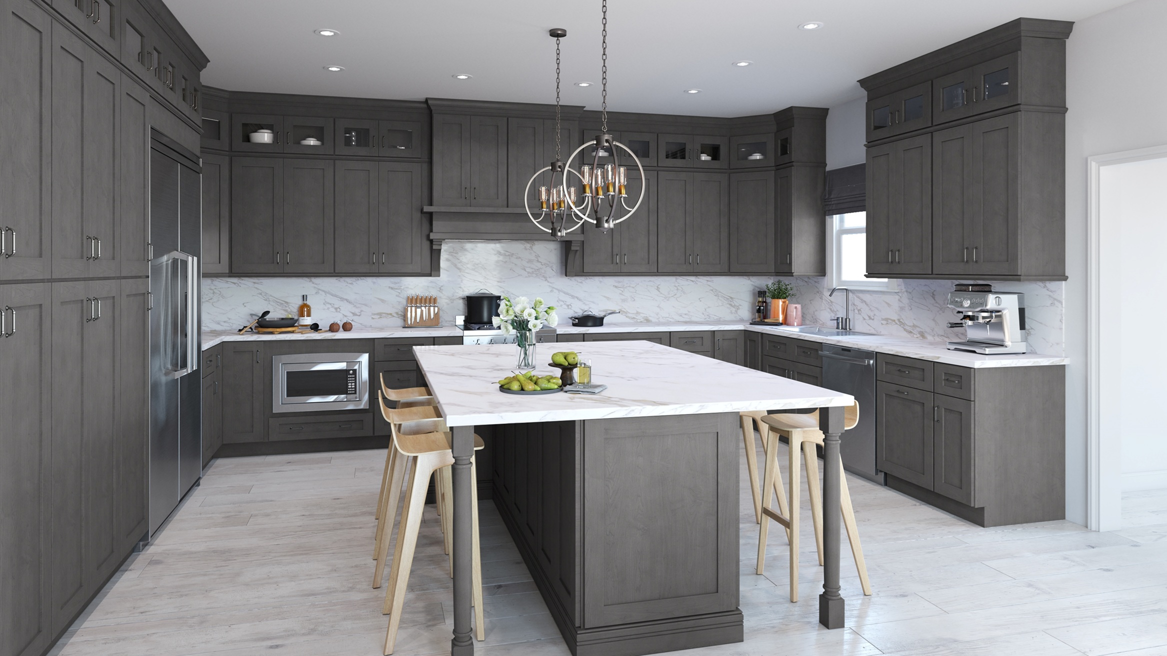 Charcoal Grey Shaker - Quick Ship