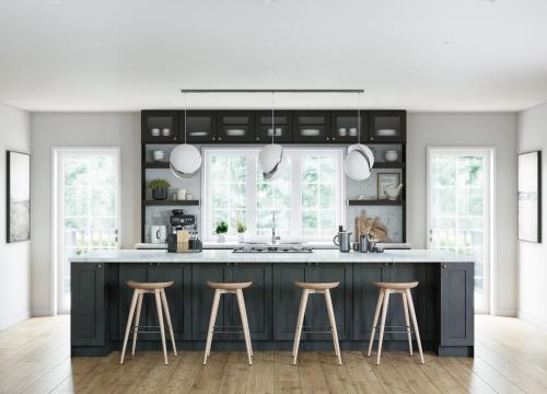 Midtown Dark Grey Shaker